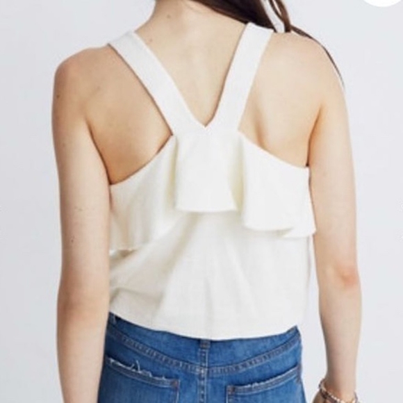 Madewell Texture & Thread White Tank - Picture 2 of 4